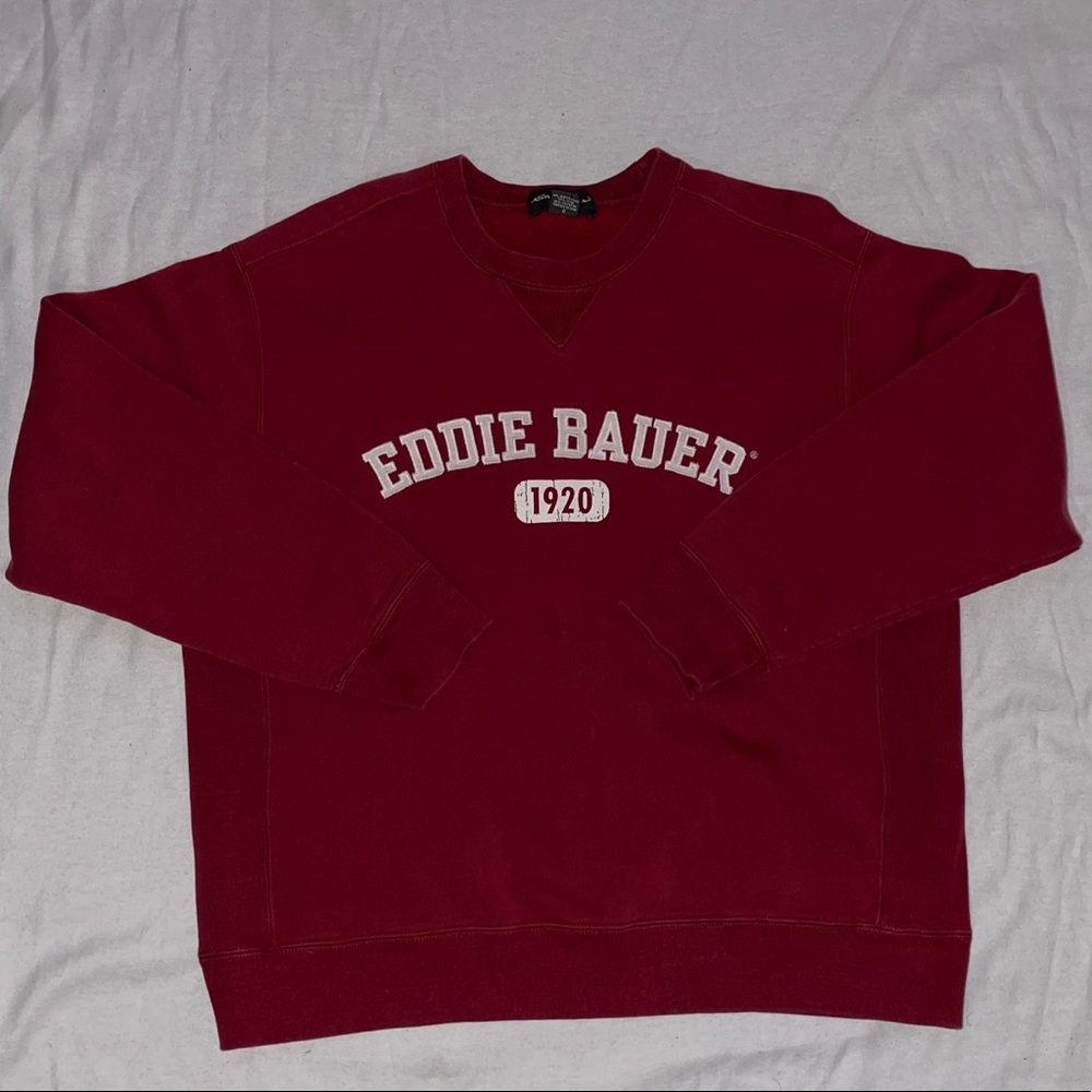 Red Vintage Eddie Bauer Crewneck